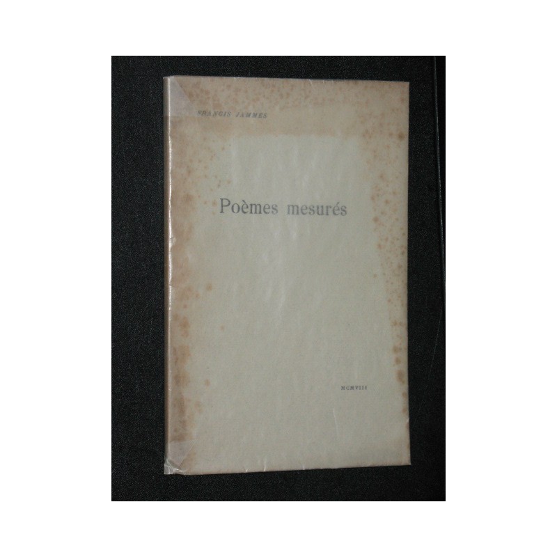 Poèmes mesurés