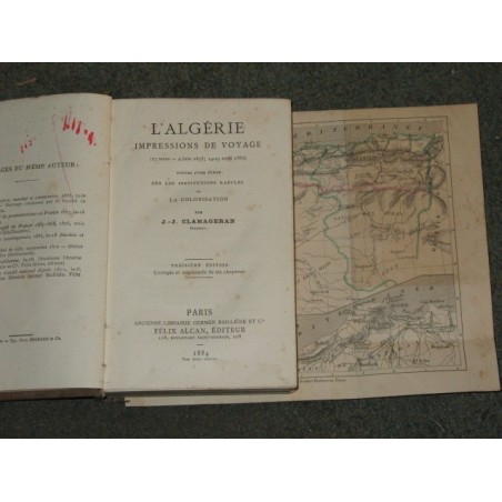 L'Algérie impressions de voyage (17 mars-4 juin 1873- 14-29 avril 1881)