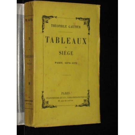 Tableaux de siège  Paris 1870-1871