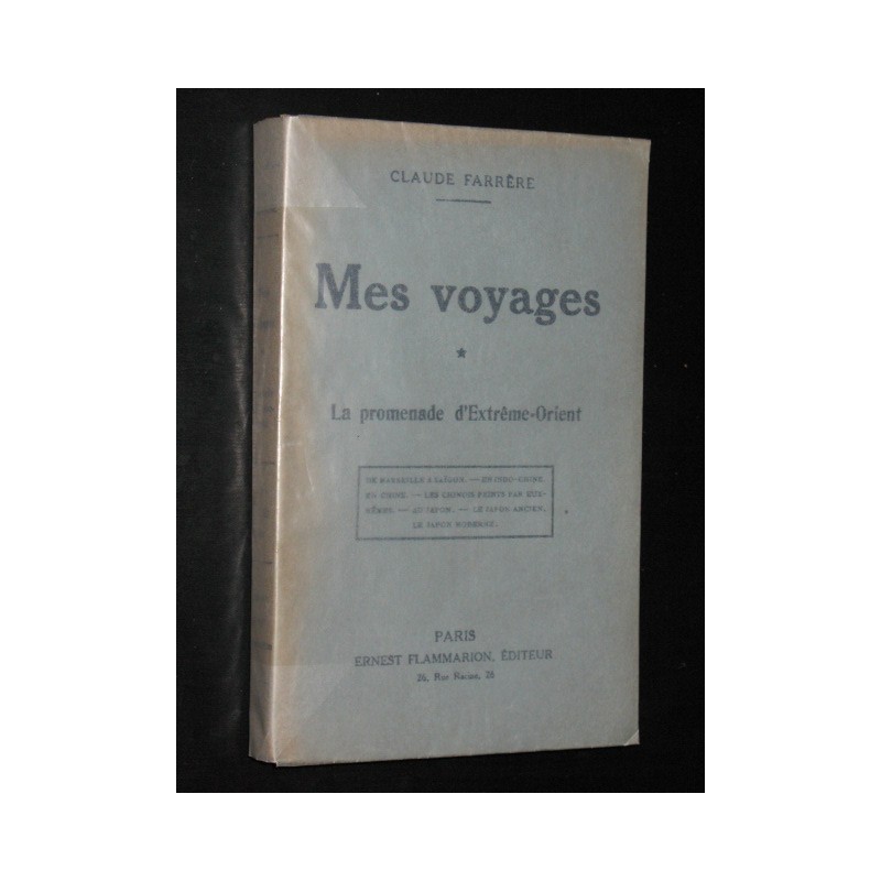 Mes voyages  La promenade d'Extrème-Orient
