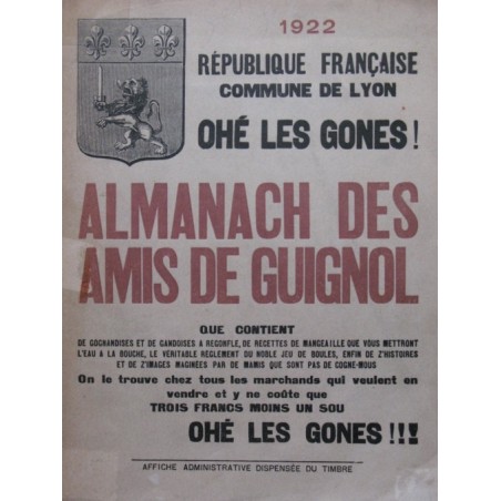 Almanach des amis de Guignol 1922