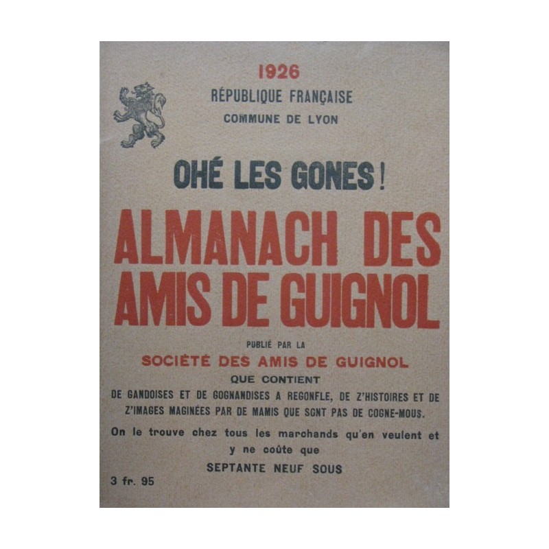 Almanach des amis de Guignol 1926