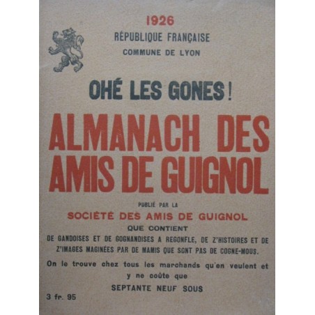 Almanach des amis de Guignol 1926