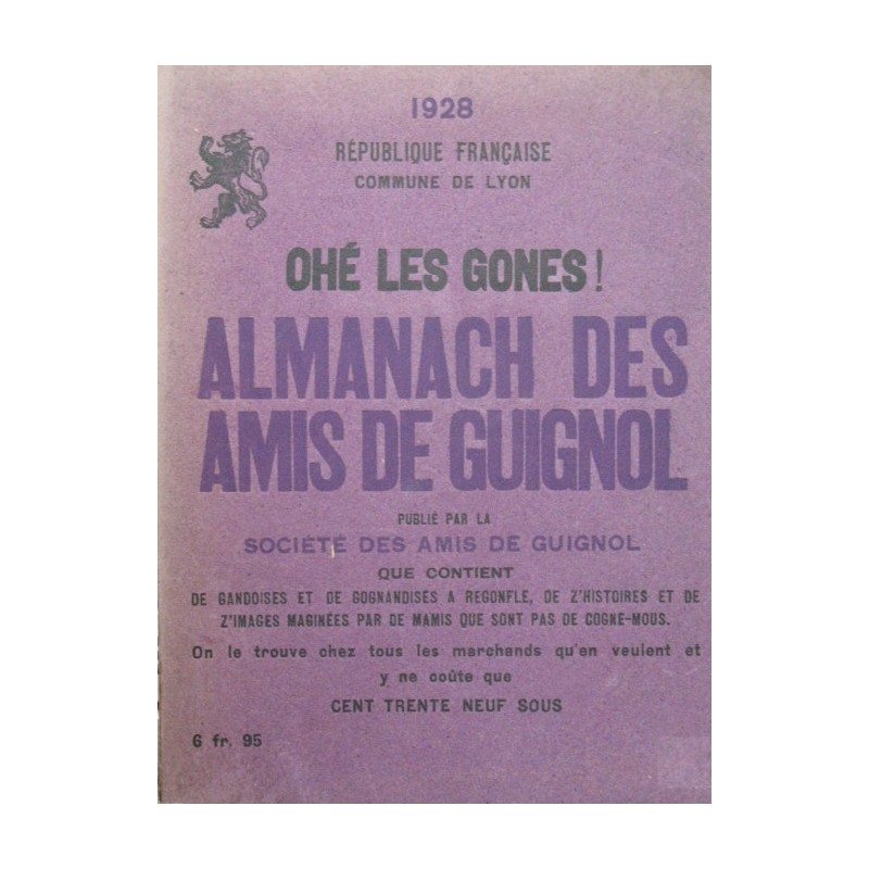 Almanach des amis de Guignol 1928