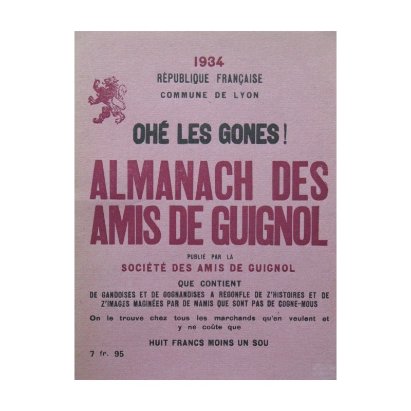 Almanach des amis de Guignol 1934