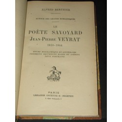 Le poète savoyard Jean-Pierre Veyrat  1810-1844