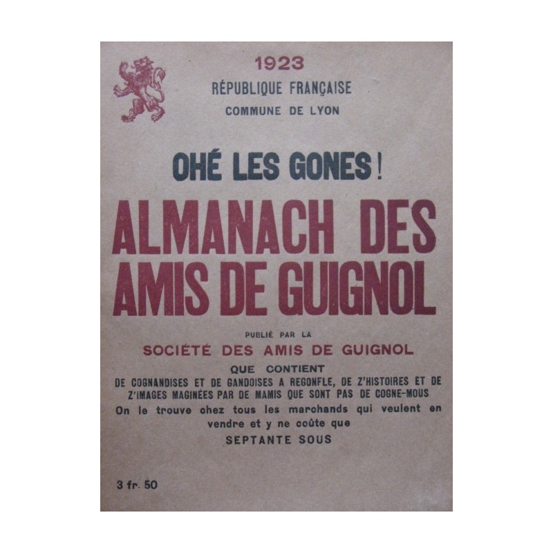 Almanach des amis de Guignol 1923