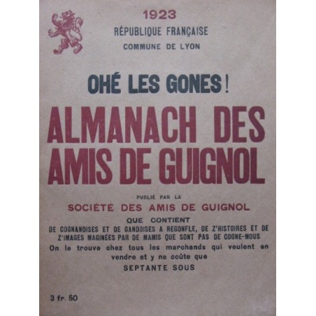 Almanach des amis de Guignol 1923