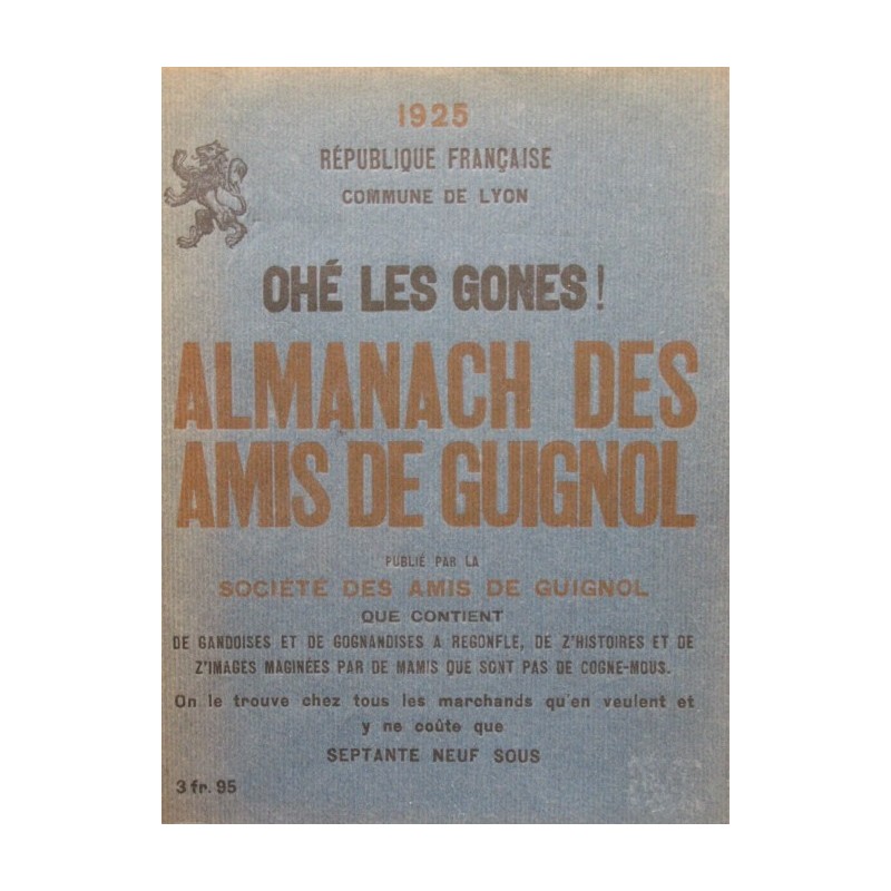 Almanach des amis de Guignol 1925