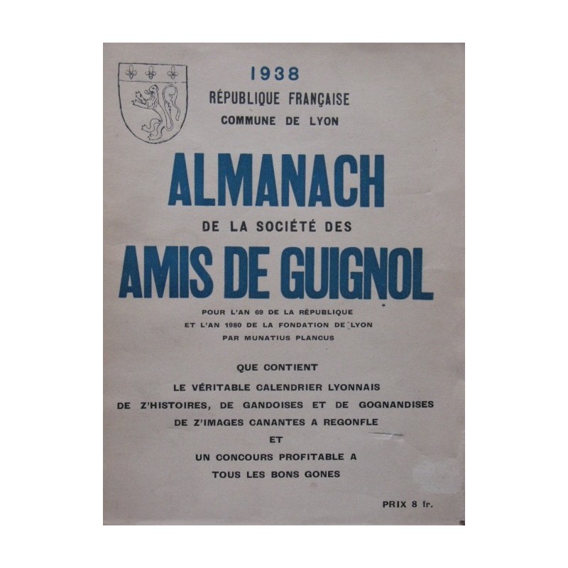 Almanach des amis de Guignol 1938