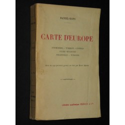 Carte d'Europe. Strindberg...