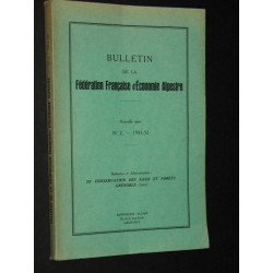 Bulletin de la fédération française d'économie alpestre  n° 2- 1951-52