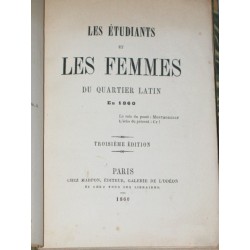 Les étudiants et les femmes du quartier Latin en 1860