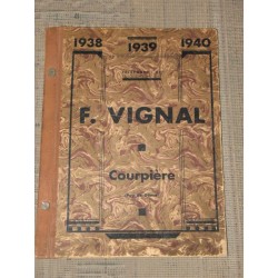 Vignal F. catalogue 1938-...