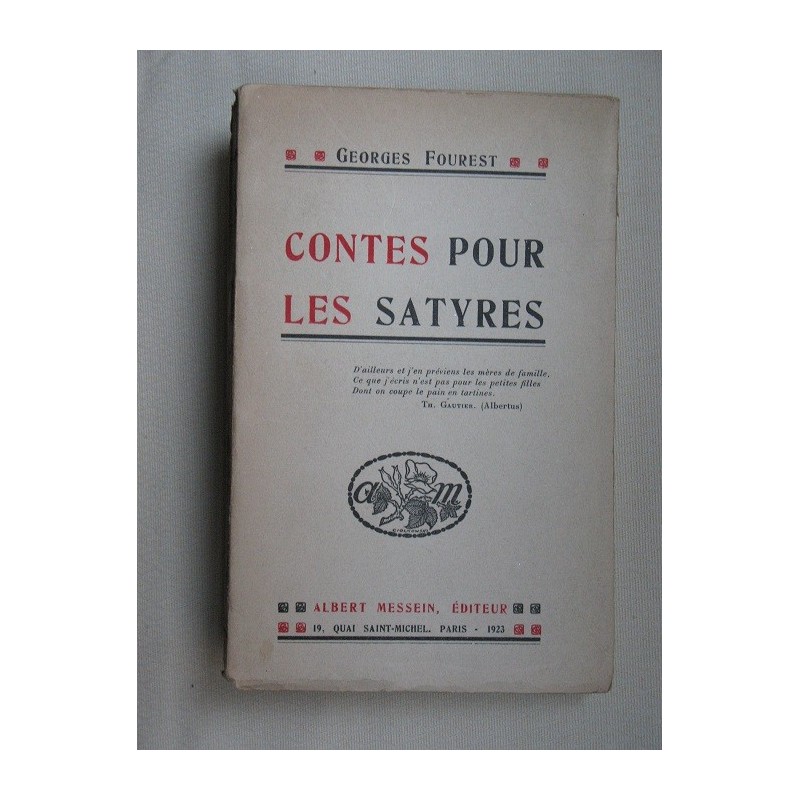 Contes pour les satyres