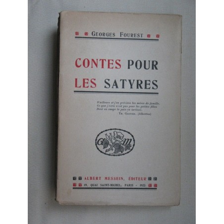 Contes pour les satyres