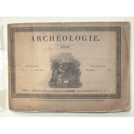 Nouveau manuel d'archéologie, atlas