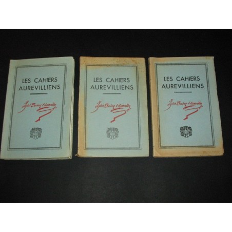 Les cahiers Aurevilliens numéros 5-7-9 de Juin 1937-1938-1938