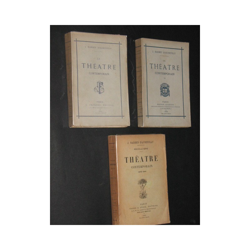 Le théatre contemporain  tomes 1 et 2