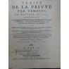 Traité de la preuve par témoins en matière civile, contenant le commentaire latin & françois de M. Jean Boiceau…