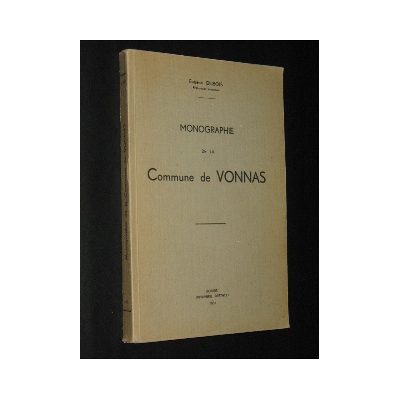Monographie de la commune de Vonnas