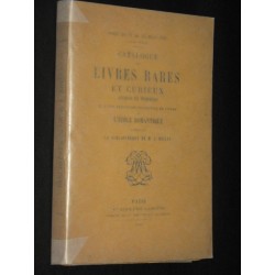 Catalogue de livres rares et curieux anciens et modernes… composant la bibliothèque de M.J.Noilly