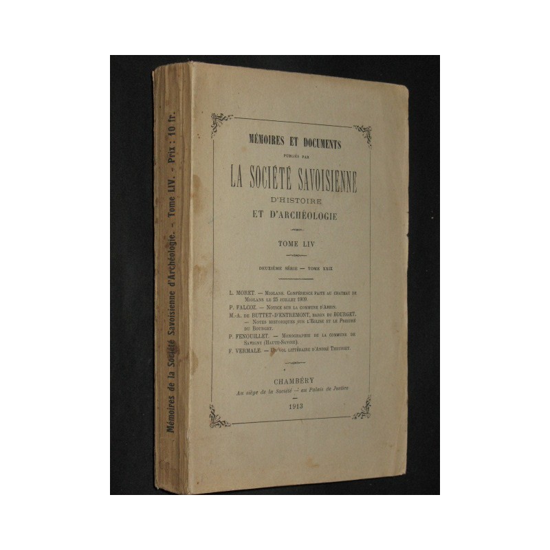 Monographie de la commune de Savigny (Haute-Savoie) étude descriptive et historique