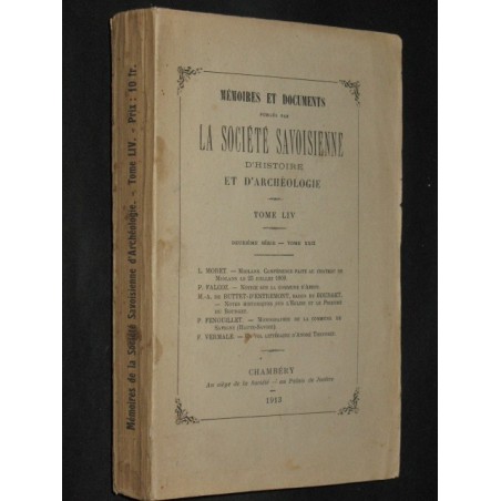 Monographie de la commune de Savigny (Haute-Savoie) étude descriptive et historique