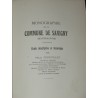 Monographie de la commune de Savigny (Haute-Savoie) étude descriptive et historique
