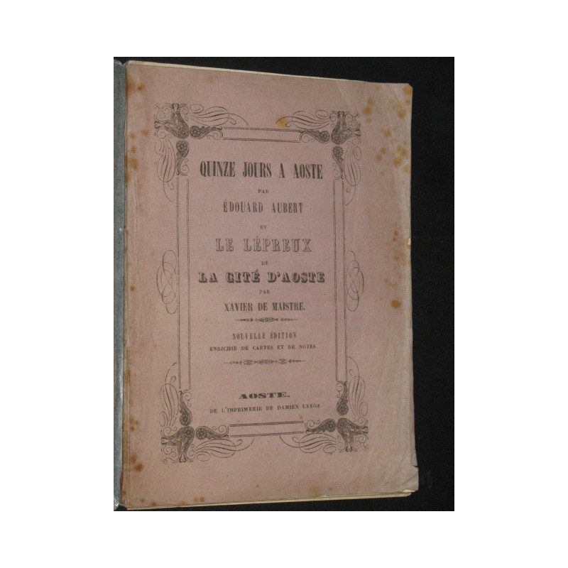 Quinze jours à Aoste