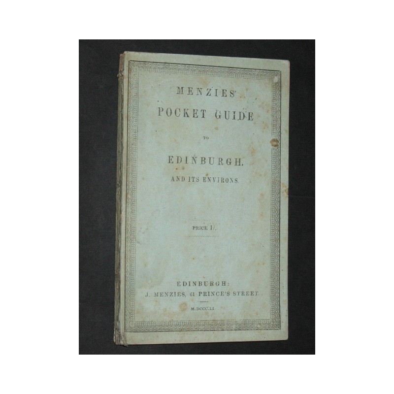 Menzies' pocket guide to Edinburgh and its environs