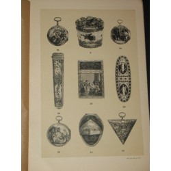 Catalogue des objets de vitrine du XVIIIè siècle et autres boites et étuis, montres...