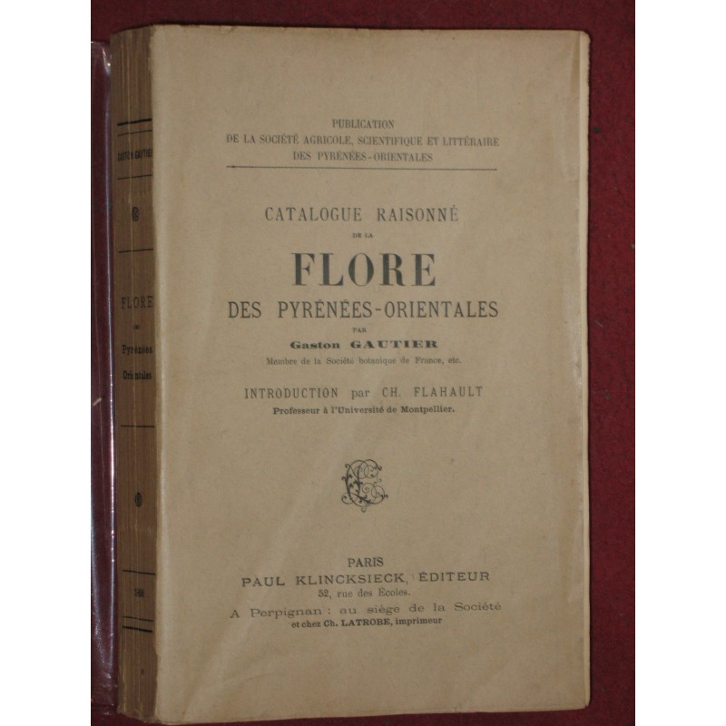 Catalogue raisonné de la flore des Pyrénées orientales