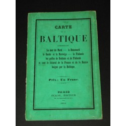 Carte de la Baltique...