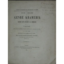 Etude comparée sur le genre KRAMERIA et les racines qu'il fournit à la médecine