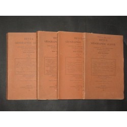 Revue de géographie alpine - tome XVI 1928