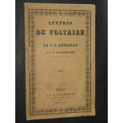 Lettres de Voltaire et de...