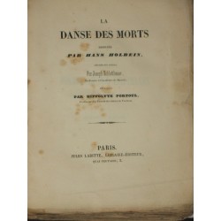 La danse des morts dessinée par Hans Holbein, gravée sur pierre par Joseph Schlotthauser