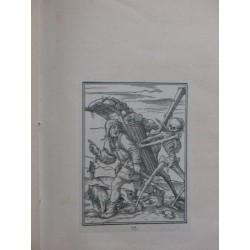 La danse des morts dessinée par Hans Holbein, gravée sur pierre par Joseph Schlotthauser