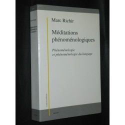 Méditations phénoménologiques - Phénoménologie du langage