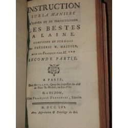 Instruction sur la manière d'élever et de perfectionner les bestes à laine