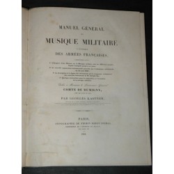 Manuel général de musique militaire à l'usage des armées françaises...