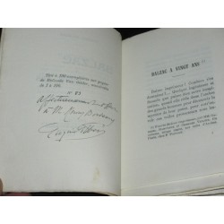 Balzac a vingt ans