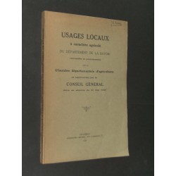 Usages locaux à caractère...