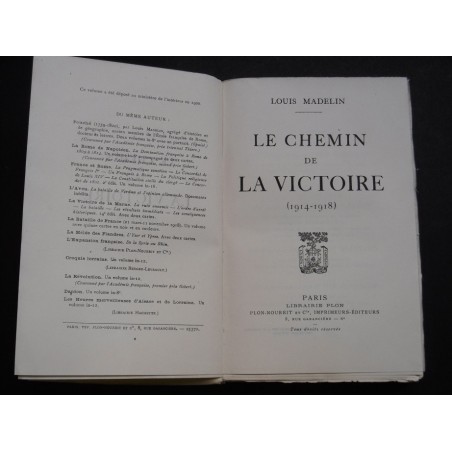 Le chemin de la victoire (1914-1918)