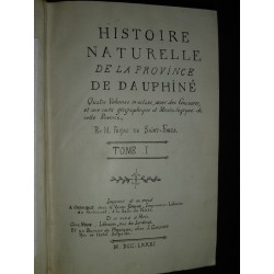 Histoire naturelle de la province de Dauphiné