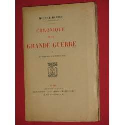 Chronique de la grande guerre