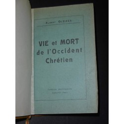 Vie et mort de l'occident chrétien