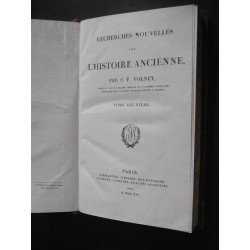 Recherches nouvelles sur l'histoire ancienne - Oeuvres de Volney tome VI