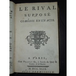 Recueil de théatre - Le pot de chambre cassé - Le retour de l'ombre de Molière - Le mariage précipité…